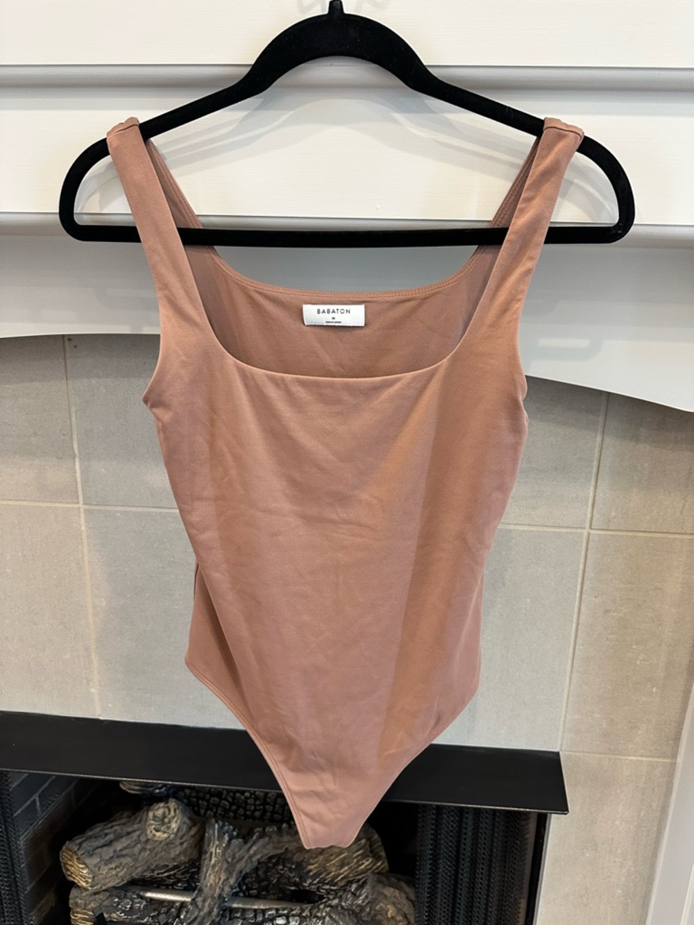 Babaton Dusty Rose Square-Neck Tank
